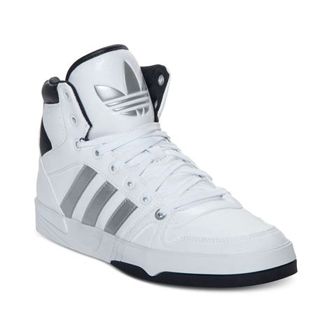 adidas men's white sneakers|adidas white casual sneakers.